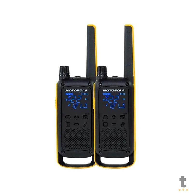 Radio De Comunicacao Walkie Talkie Motorola Talkabout T470br 35 Km Amarelo/Preto Truedata